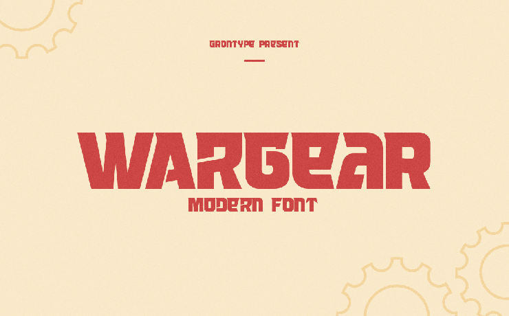 Wargear字体 2