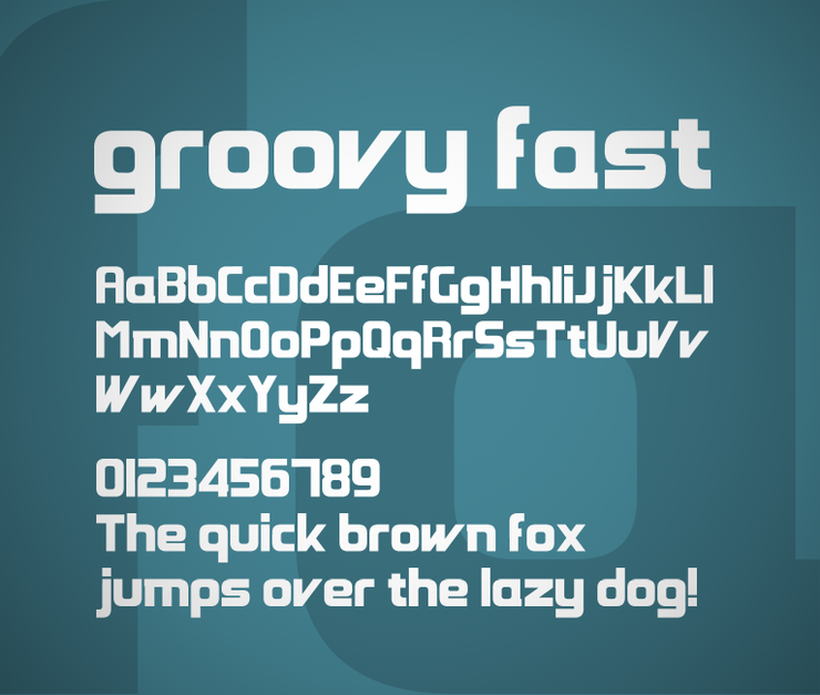 Groovy Fast字体 2