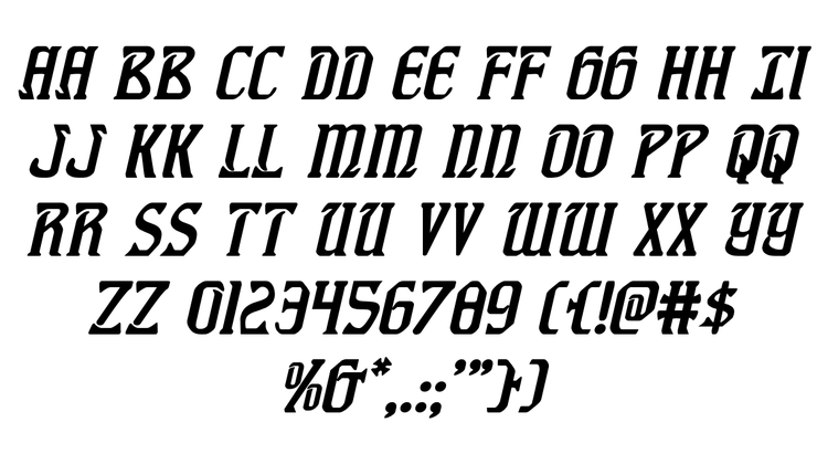 Fiddler's Cove字体 1