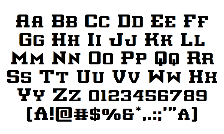 Interceptor字体 1