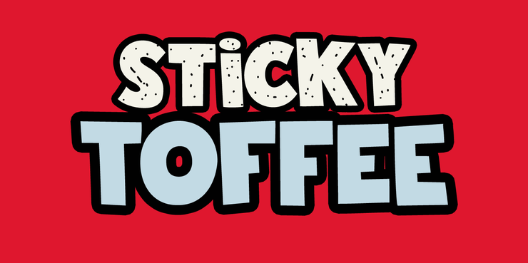 DK Sticky Toffee字体 1