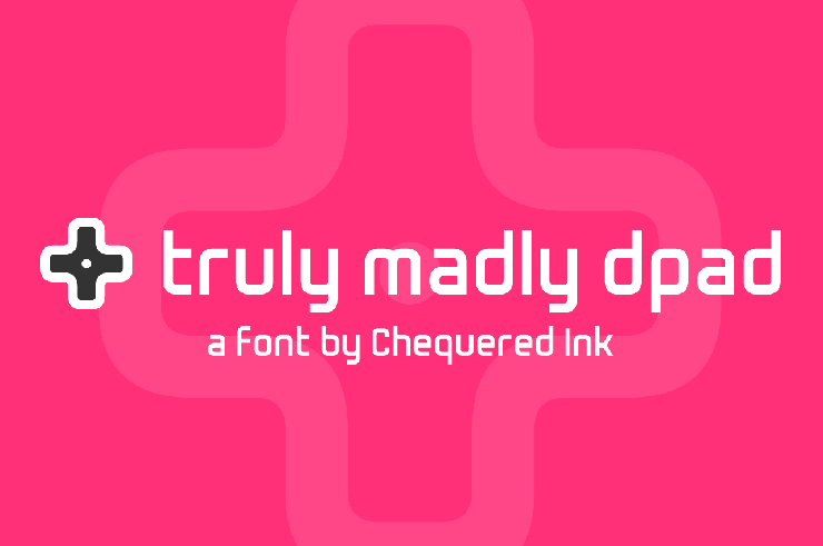 Truly Madly Dpad字体 1