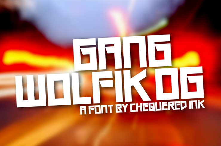 Gang Wolfik OG字体 1