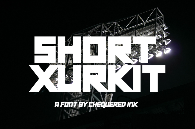 Short Xurkit字体 1