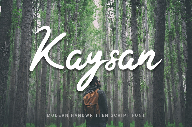 Kaysan Signature字体 1