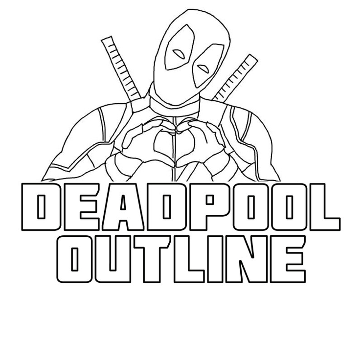 Deadpool Outline字体 1