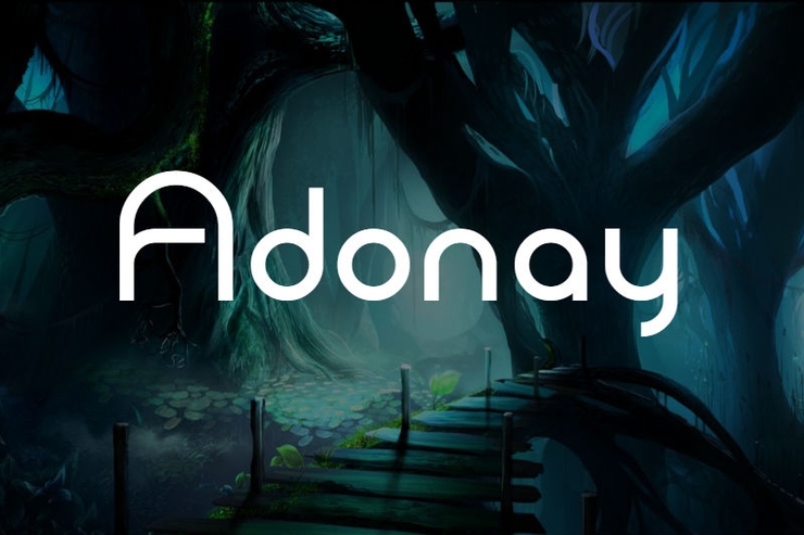 Adonay字体 1