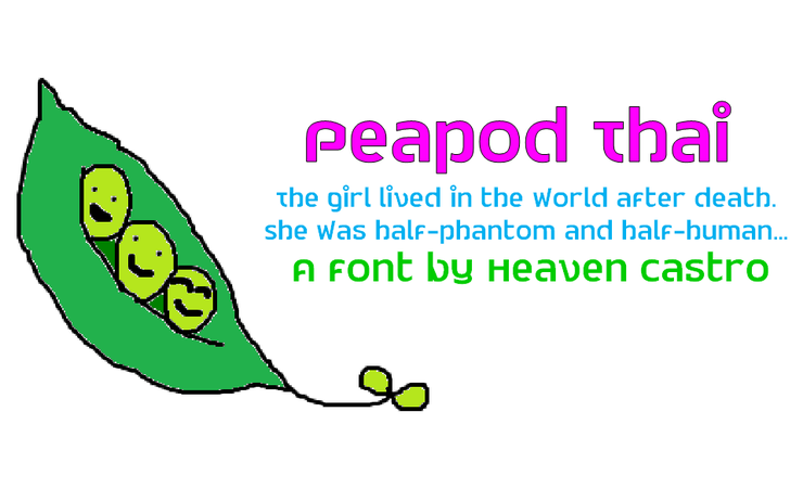 Peapod Thai字体 1