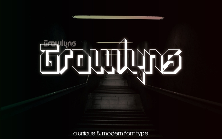Growlyns字体 1