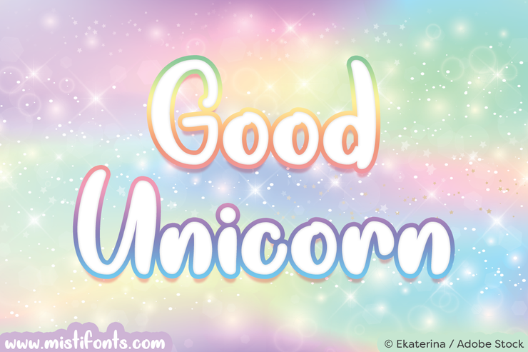 Good Unicorn字体 2