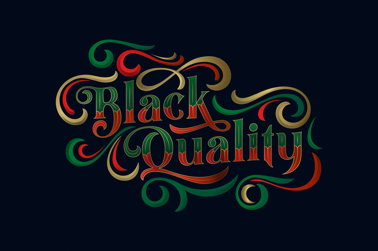 Black Quality字体 1