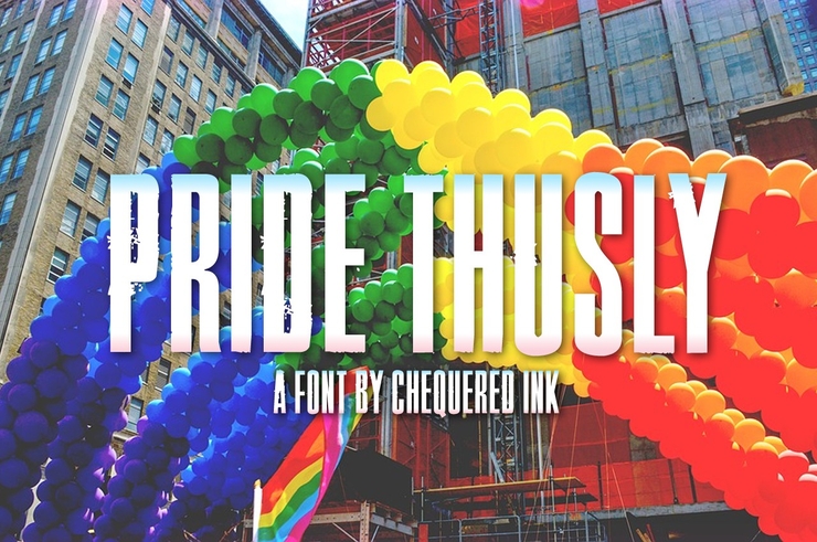 Pride Thusly字体 1