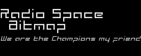 Radio Space Bitmap字体 3