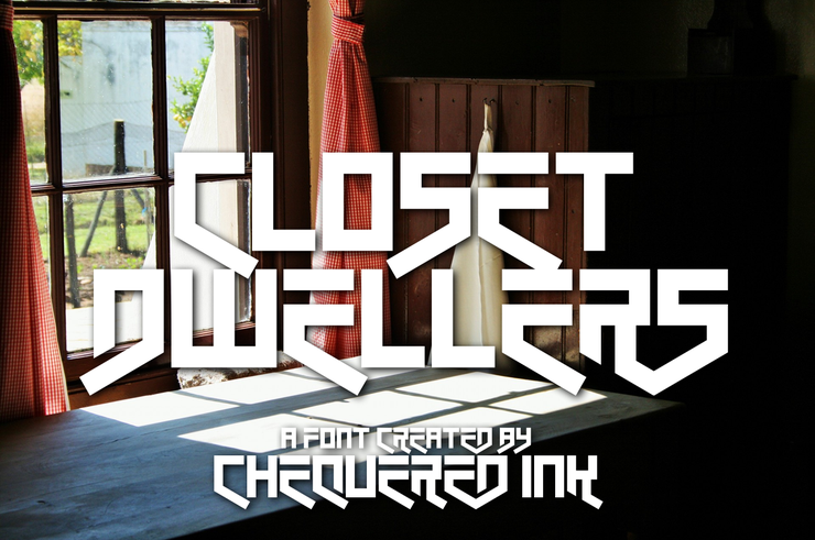 Closet Dwellers字体 1