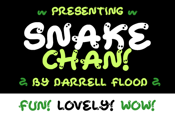Snake Chan字体 1