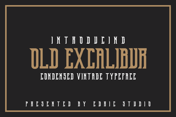 Old Excalibur字体 8