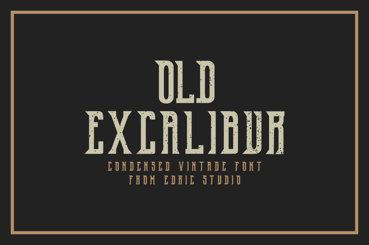 Old Excalibur字体 9