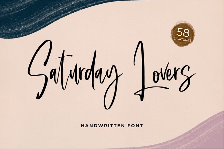 Saturday Lovers字体 3