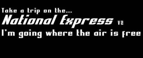 National Express字体 4