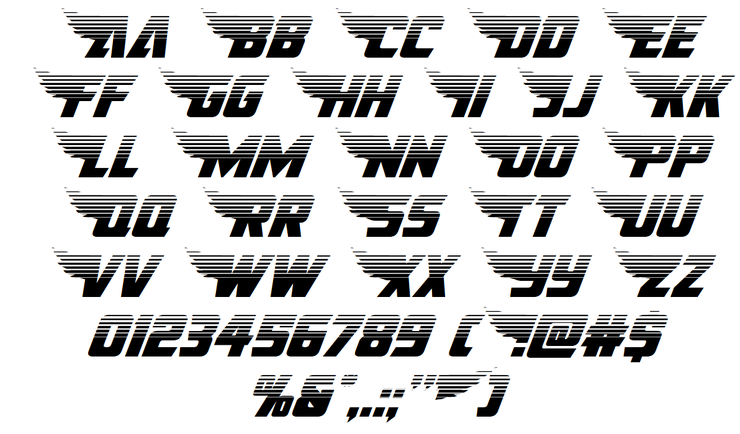American Kestrel字体 1