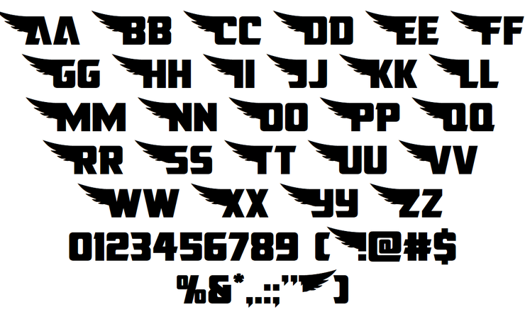 American Kestrel字体 2