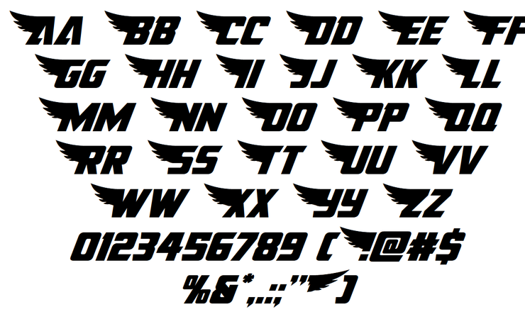 American Kestrel字体 5