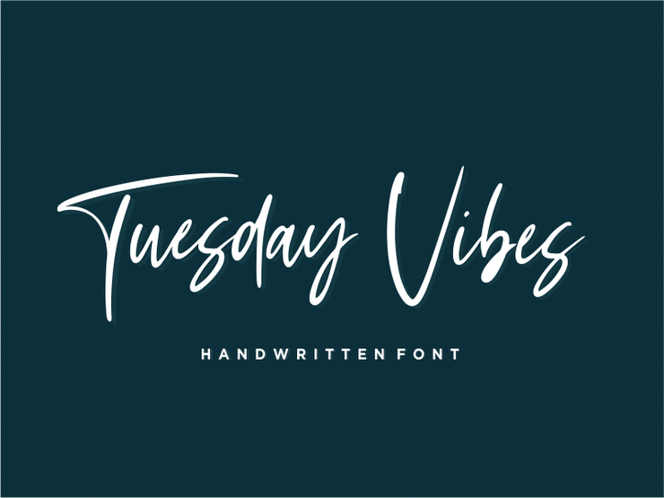 Tuesday Vibes字体 1
