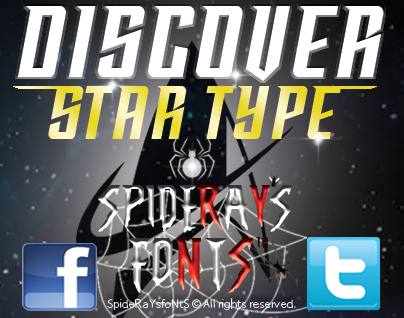 DISCOVER STAR TYPE字体 1