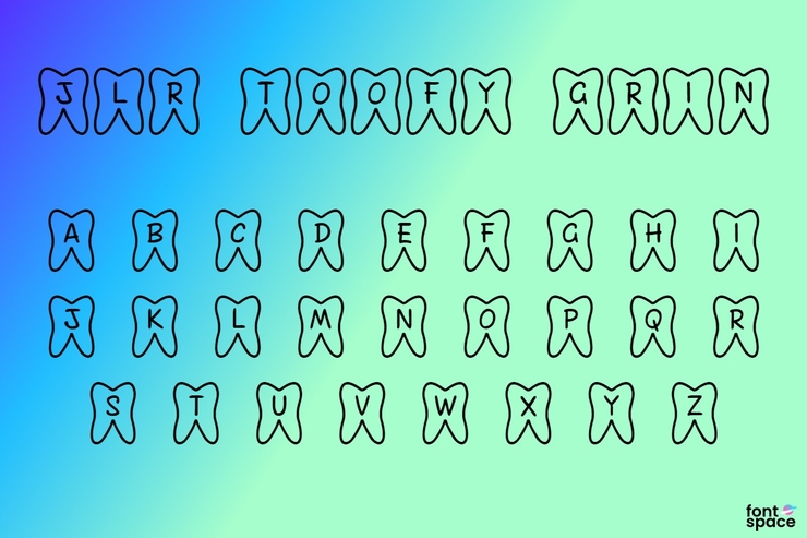 JLR Toofy Grin字体 1