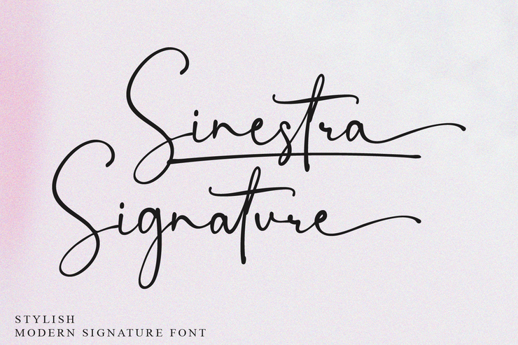 Sinestra Signature字体 4