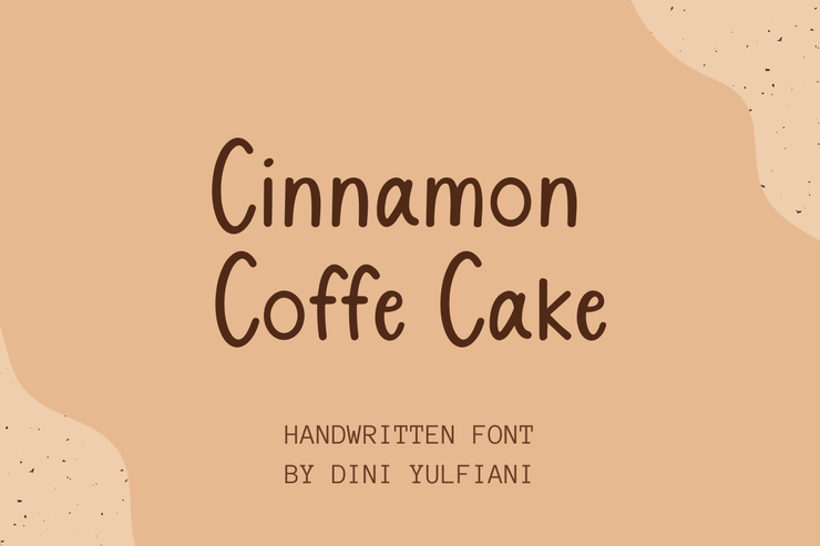 Cinnamon Coffe Cake字体 8