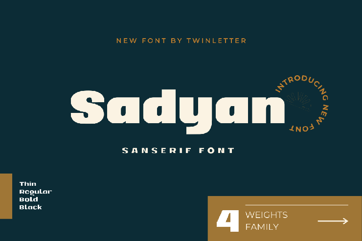 Sadyan字体 4