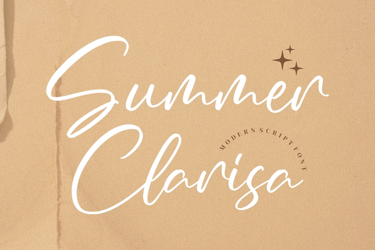 Summer Clarisa字体 5
