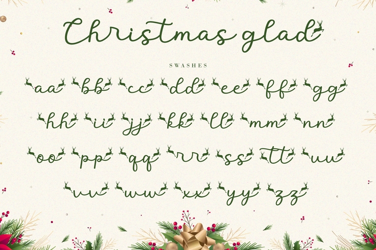Christmas Glad字体 8