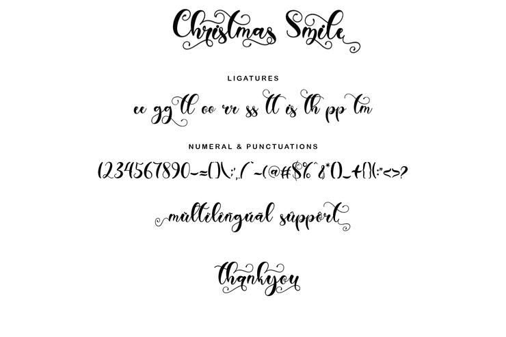 Christmas Smile字体 7