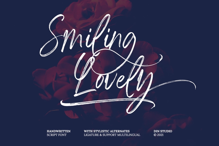 Smiling Lovely字体 1