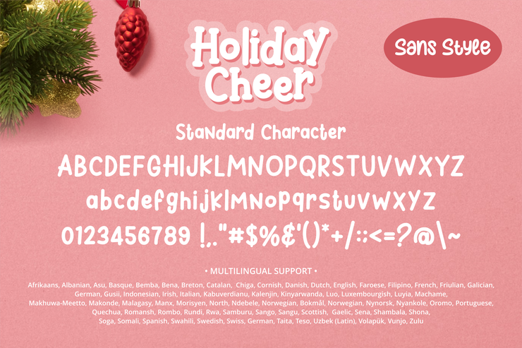 Holiday Cheer字体 4