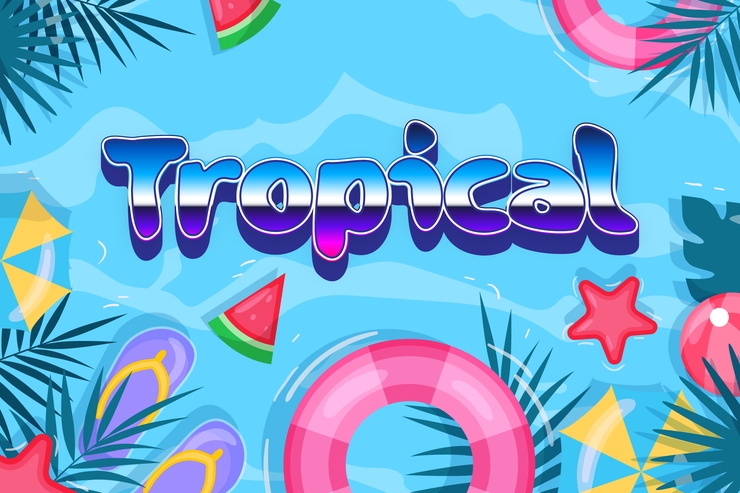 Paradiso Tropical Summer字体 2