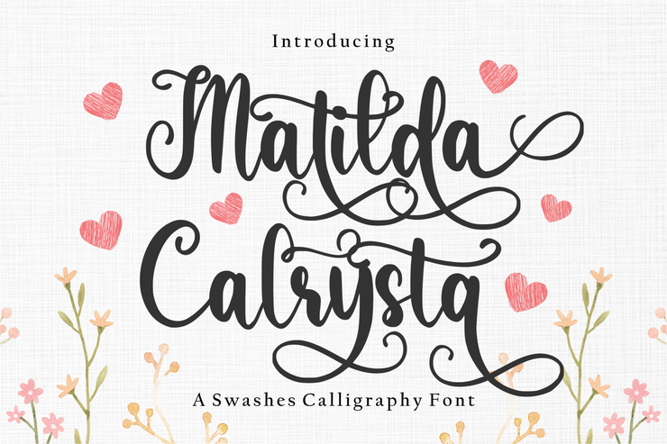 Matilda Calrysta字体 3