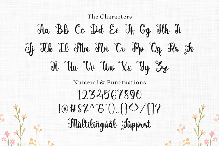 Matilda Calrysta字体 9