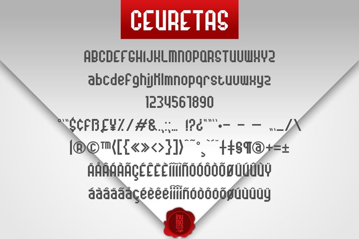 CEURETAS字体 5