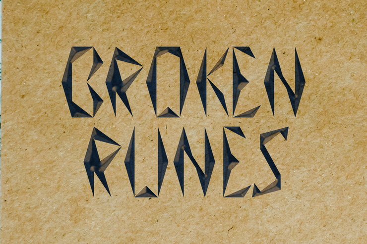 Broken Runes字体 1