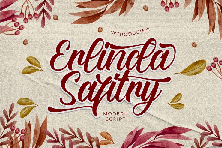 Erlinda Safitry字体 1