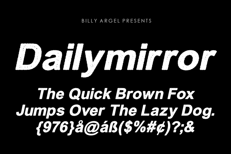 Dailymirror字体 1