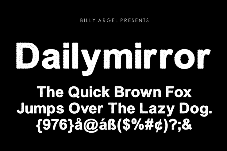 Dailymirror字体 2