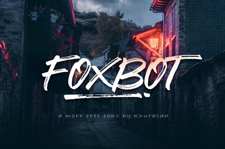 Foxbot字体 1