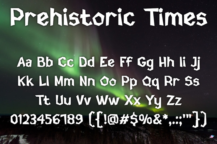 Prehistoric Times字体 2