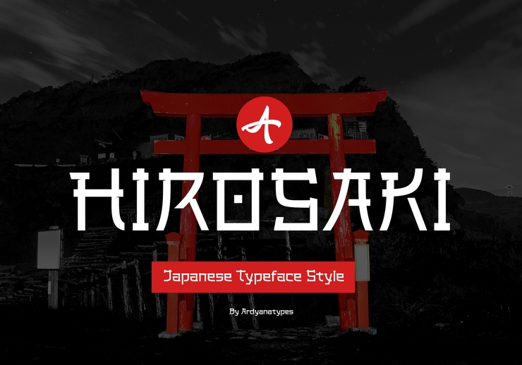 Hirosaki字体 1