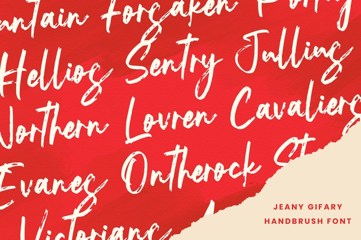 Jeany Gifary字体 8