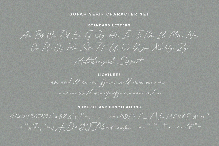 Gofar Serif -字体 10